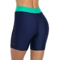 thumbnail image 5 of Charmo High Waist Swimming Shorts Hollow out Swimsuit Bottom, 5 of 6