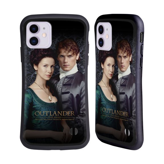 Head Case Designs Officially Licensed Outlander Portraits Claire & Jamie Hybrid Case Compatible with Apple iPhone 11
