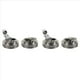 thumbnail image 1 of 4 Piezas de Boca Jar Tapa de Caño de Vertido de Acero Inoxidable, Tapas de Tarro de Masón Reutilizables para Tarros de Masón de Boca , Sin, 1 of 5