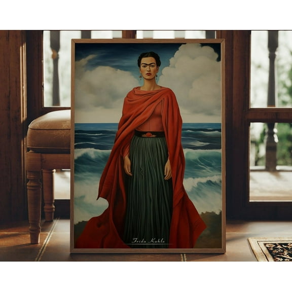 Kna Prints - Unique Frida Kahlo Portrait, Frida Kahlo Photo, , Frida Kahlos Print, Mexican Art, Feminist Art Print, UNFRAMED-8x12