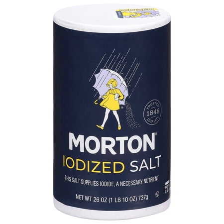 Morton Iodized Table Salt - 1.625 lb