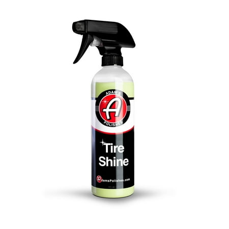 Adam's Polishes Tire Shine 16oz - Spray Tire Dressing W/ SiO2 for Non Greasy Car Detailing |Use W/Tire Applicator After Tire Cleaner & Wheel Cleaner
