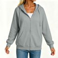 thumbnail image 6 of Cilsoka Womens Zip Up Hoodies Oversized Sweatshirts Fall Fashion Outfits Lightweight Jacket Y2k Hoodie Comfy Winter Clothes, 6 of 8