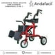 thumbnail image 5 of Andadera para adulto Andafacil 2 en 1 Andadera Roja, 5 of 10