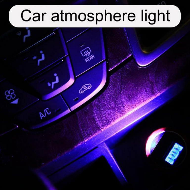 RGB LED USB Stick Auto Nachtlicht PC Laptop Licht Leuchte Beleuchtung GX  Z3A6 