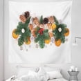 thumbnail image 1 of Pinecone Tapestry, Natural Elements Reminds Winter Season Oranges and Cinnamon with Branches Art, Fabric Wall Hanging Decor for Bedroom Living Room Dorm, 5 Sizes, Multicolor, by Ambesonne, 1 of 1
