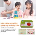 thumbnail image 4 of Ounissouiy Gran oferta, rompecabezas cognitivos para bebés y niños, juguetes para niños pequeños, caja de hierro, tarjetas, juego a juego, Juguetes No.07, 4 of 6