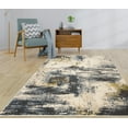 thumbnail image 1 of La Dole Rugs Abstract Rustic Minimalistic Modern Blue Beige Mustard Area Rug Living Room Bedroom Carpet Tapis 3x5 3x10 4x6 5x8 6x9 8x10 9x12, 1 of 5