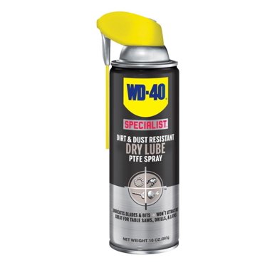 WD-40 Specialist Dry Lube with PTFE, Lubricant with Smart Straw Spray, 10 oz