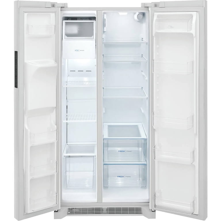 Frigidaire Full Size Side-By-Side Fridge Freezer FRSS2323AW 22 Cu