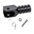 thumbnail image 1 of Punta de palanca de cambios trasera CNC para motocicleta Punta de cambio de marchas Alta resistencia Fácil de instalar Negro, 1 of 9