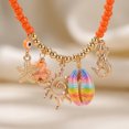 thumbnail image 4 of NICKSUN Boho Tropical Beaded Choker Necklace, Marine Charm Neck Chain with Seashell, Mermaid & Starfish Pendants, Summer Island Vacation Statement Jewelry, 4 of 8