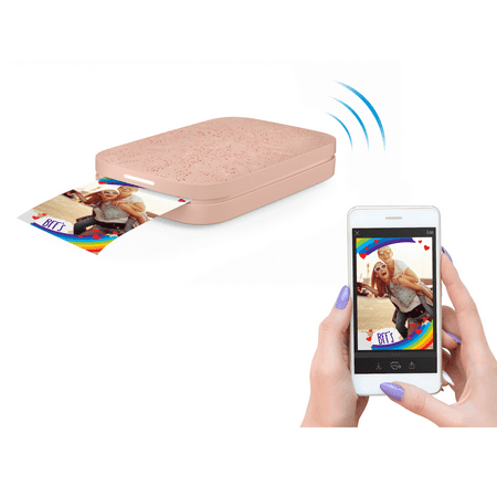 HP - Sprocket Portable 2x3" Instant Photo Printer Prints on Zink Paper from iOS & Android - Blush Pink