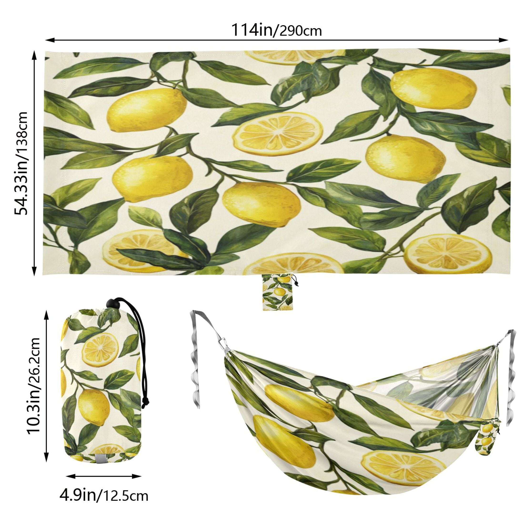 Hammock Camping Hammock Nylon Portable Hammock Travel Camping Hammock Lemon Yellow