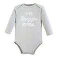 thumbnail image 5 of Hudson Baby Cotton Long-Sleeve Bodysuits, 3- Pack, Newborn- 24 Months, 5 of 5