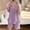 Purple, variant on Womens Sleepwear Oversized Solid Color Cami Pajamas Set Casual Crew Neck Sleeveless Sleepwear with Shorts Summer Pjs for Women