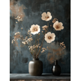 thumbnail image 1 of Qisvanset 12x16 Inch Dark Wildflower Botanical Canvas Wall Art, Minimalist Gallery Art Modern Farmhouse Home Decor, 1 of 8