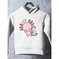 thumbnail image 3 of Cute Axolotl W Candy Hoodie Toddler -Image by Shutterstock,  5 Toddler, 3 of 4