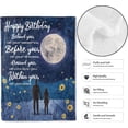 thumbnail image 2 of Happy Birthday Blanket Gifts for Women Girls, 50x60in,Festival Party Decor,Christian Religious Love Blankets, Unique Gift Ideas for Mom Sister Grandma Wife Female,Soft Cozy Lightweight Throw, 2 of 5