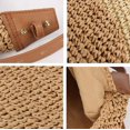 thumbnail image 5 of Straw Tote Bag Summer Straw Beach Bags For Women Handwoven Bag Large Crossbody Handbag Rattan Purse Dumpling Bag 2025, 5 of 6