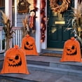 thumbnail image 4 of Vivcore Halloween Yard Storage Bags Large Plastic Bags For Decor Outdoor Holiday Decor Garbage Bags Heavy Duty Pumpkin Leaf Bags For Lawn Garden Parties, 4 of 5
