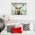 thumbnail image 4 of COMIO Cabin Deer Wall Decor Hunting Wildlife Canvas Wall Art Rustic Pictures Country Paintings Artwork for Bedroom Living Room Farmhouse Decor, 4 of 4