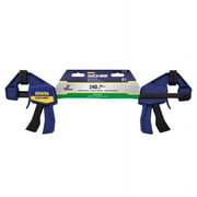 Irwin Quick-Grip 12 One-Handed Mini Bar Clamps, 2pk Light-Duty