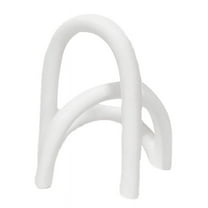 Modern Minimalist Geometric Art Line Arc Decor Resin Crafts Irregular Shopping Mall Living Room Desktop Ornament-White