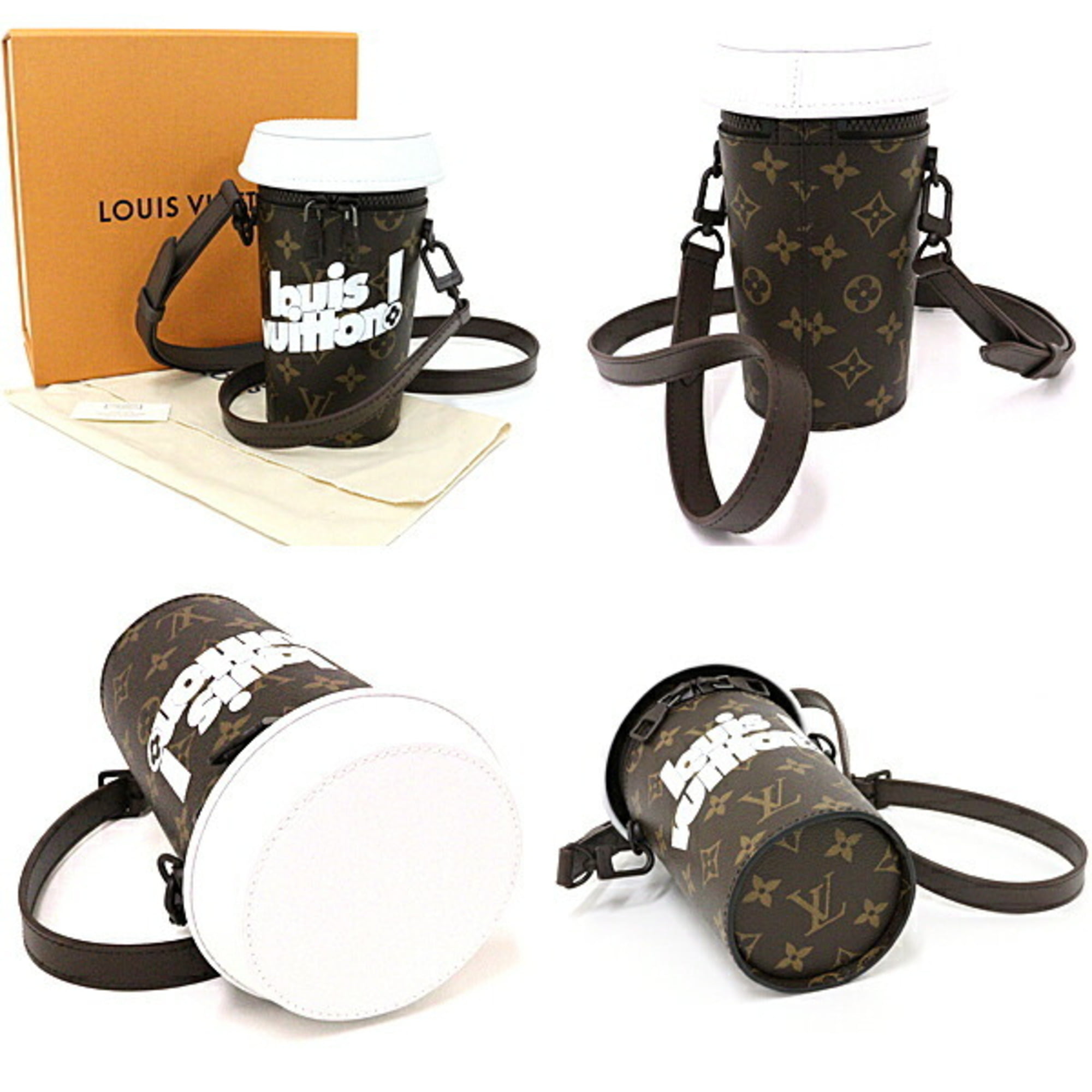 Authentic LOUIS VUITTON Everyday LV coffee cup M80812 Shoulder bag