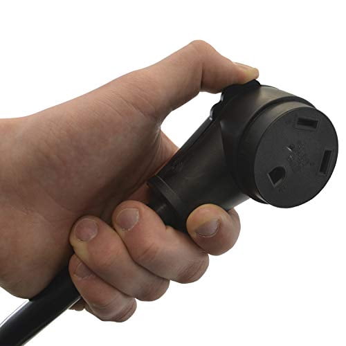 Conntek 14363, 30 Amp RV Extension Cord with Finger Grip Plug and Heavy Duty Flexible Cord
