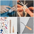 thumbnail image 4 of AURARMLET 1 Set of Latch Hook Tool Kit with Polyester for Advanced Rug Making, 4 of 7