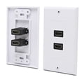 thumbnail image 1 of KONEX HDMI Wall Plate with Gold-Plated High Speed HDMI Port (Ethernet Compatible) (Dual), 1 of 2