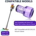 thumbnail image 2 of 3 Pack Replacement Filter Compatible with Dyson V12 Detect Slim, V12 Detect Slim Extra and V12 Detect Slim Absolute Cordless Vacuums Hepa Filter, Comparable Parts 971517-01_Special Gift, 2 of 5