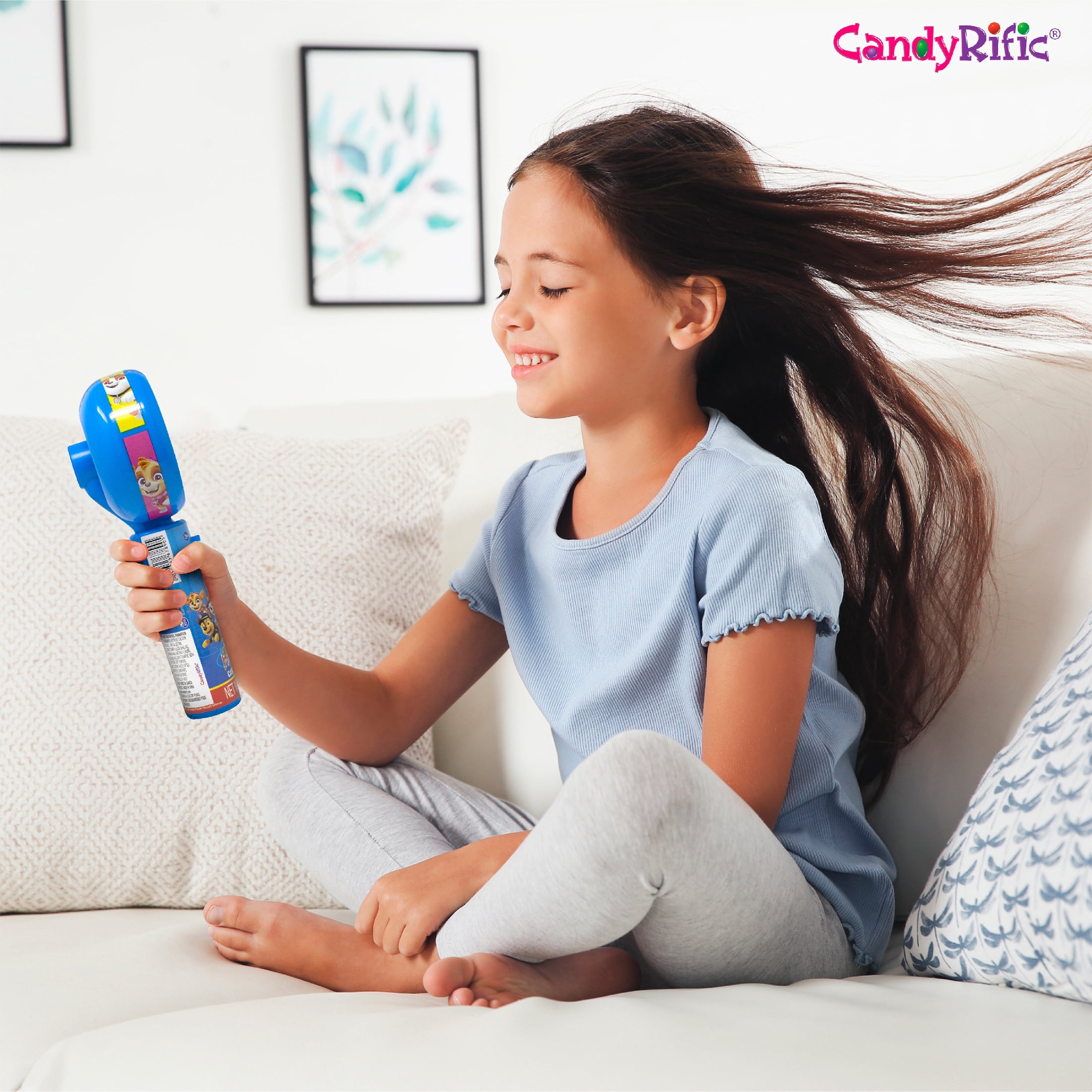 CandyRific Fanimation Paw Patrol Toy Fan with Candy, Halloween Candy