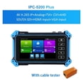 thumbnail image 2 of CCTV Tester IPC-5200C Plus 8MP IP CVI TVI AHD Analog 5 IN 1 VGA &amp 4K HD Input HD IP Camera Tester 5.0inch IPS Touch Screen, 2 of 8
