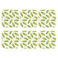 thumbnail image 2 of Pofeuu Corns Print Leather Coasters Set of 6, Round Cups Mugs Mat Pad for Home Kitchen Heat Resistant Drink Coasters,Square, 2 of 7