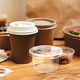 thumbnail image 6 of Disposable Porridge Cups with Covers for Storage Use Made of Plastic Transparent and Durable 50 Pieces, 6 of 11