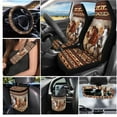 thumbnail image 2 of Jeiento Tribal Aztec Horse Seat Covers for Cars Universal Fit Trucks,SUV with Seatbelt Pads Steering Wheel Cover Trash Can Rearview Mirror Cover Keychains Cup Holder Air Vent Storage Bag, 2 of 6
