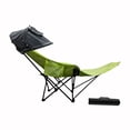 thumbnail image 4 of Silla reclinable de camping, silla reclinable portátil, silla de playa para camping, jardín y picnics. verde, 4 of 8