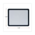thumbnail image 2 of Universal Melamine Dry-Erase Whiteboard Plastic Frame 1.32' x 1.07' (UNV08165), 2 of 8