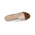 thumbnail image 4 of BLISSFUL STEP Women's Clear Strap Stiletto Heels Sandals Leopard 10, 4 of 7