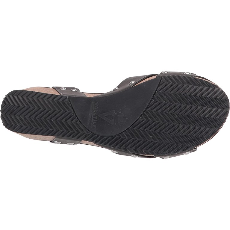 Volatile discount sandals black