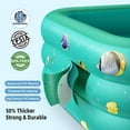 thumbnail image 6 of Inflatable Pool, 6.9 x 5 x 1.8 ft Family Swimming Pools for Kids, Toddlers, Infant, Adult, Rectangular, Thickened, 6 of 8