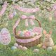 thumbnail image 5 of Decoraciones de Pascua. Cintas con estampado de huevos y conejitos de Pascua. Ideales para manualidades, envoltura de regalos, lazos de cinta, envoltura de ramos y decoraciones de coronas. Cinta de po, 5 of 6
