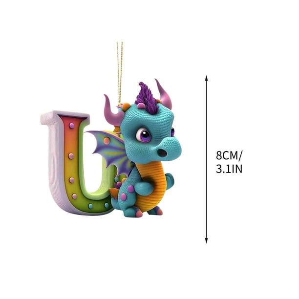 Productos de Cuidado Del Bebé,Inglés 26 Letras Acrílico Volando Coche Del Bebé Colgante Decoración Del Hogar,Carta de Nombre Personalizada para el Regalo de la Puerta de la Pared,Coches para Bebés
