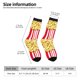 thumbnail image 2 of Fotbe Popcorn Calcetas Largas con Estampado para Hombre y Mujer – Calcetas de Compresión Transpirables y Elásticas, Viajar y Uso Diario Talla 5-11, 2 of 6