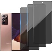 [3 Pack] Privacy Screen Protector for Samsung Galaxy Note 20 Ultra 5G, Easy installation Bubble Free Scratch-Resistant Anti-Fingerprint, Anti-Spy Tempered Glass Protection for Samsung Note 20 Ultra