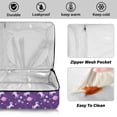 thumbnail image 4 of Iauyy Casserole Carrier for Hot Food Insulated Casserole Travel Carry Bag with Lid Food Warmer Bag for Party/Picnic,Purple Pattern, 4 of 7