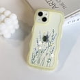 thumbnail image 4 of Compatible for iPhone 11 Case Matte Clear Flower Cute Wavy Phone Case,Floral Aesthetic Protective Soft TPU Yellow Case for iPhone 11 Women Girl 6.1 Inches, 4 of 13