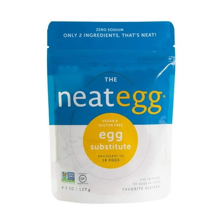 neat - Plant-Based - Egg Mix (4.5 oz.) - Non-GMO, Gluten-Free, Soy Free, Egg Substitute Mix 4.5